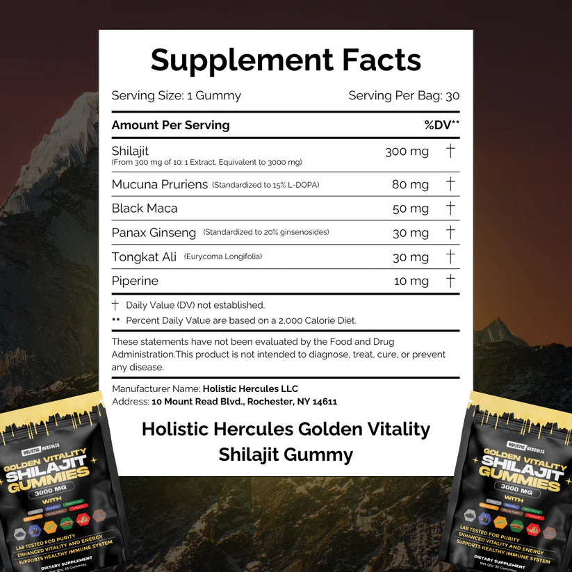 Shilajit Gummies